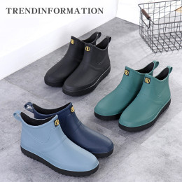 Men's waterproof anti-slip rubber boots
