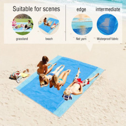 Outdoor beach sand leakage mat