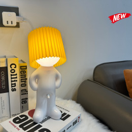 Novelty Shy Man LED Desk Lamp