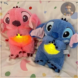 Stress-relieving plush toy with breathing function
