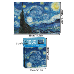 1000 Piece Van Gogh Oil Painting Landscape Jigsaw Puzzle