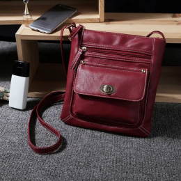 Women's leather shoulder bag