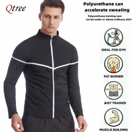 Men's sports body shaping sweat suit