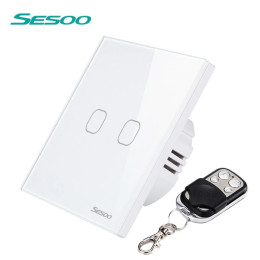 SESOO Standard Wireless Remote Control Wall Touch Switch