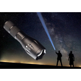 CREE XML T6 LED Flashlight Aluminum Zoomable Flashlights