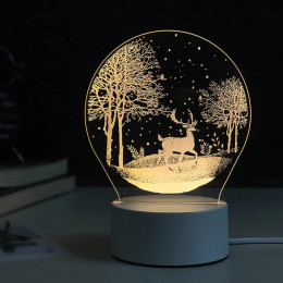 Creative acrylic 3d night light