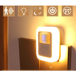 led sound and light sensor night sensor light bedroom home staircase closet aisle