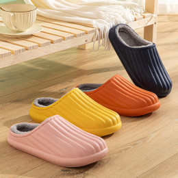 Home non-slip waterproof cotton slippers