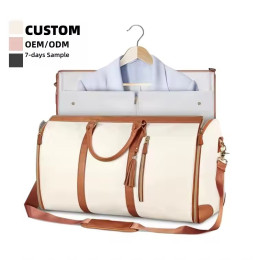 Foldable Travel Duffel Bag with Shoe Bag