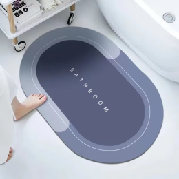 Quick-drying non-slip bathroom floor mat