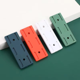 Wall-mounted plug punch-free holder