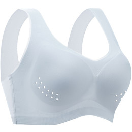 Thin ice silk push-up seamless bra