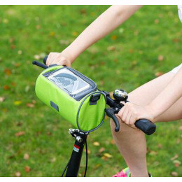 Waterproof cycling bag with touch screen