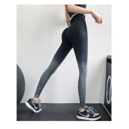 Gradient color hip lifting quick-drying yoga pants