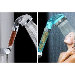 High-Pressure Water-Saving Shower Heads - 2 Colours