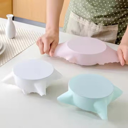 Reusable stretch food cover 2pack