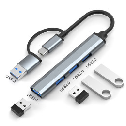 4 in 1 USB docking station