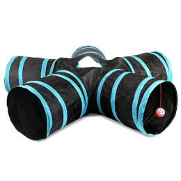 Cat toy tunnel with 5 entrances/exits
