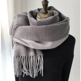 Artificial Cashmere Solid Thick Scarf