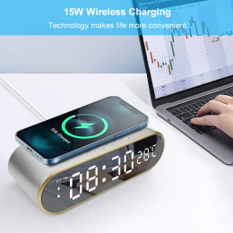 LED digital display wireless charger