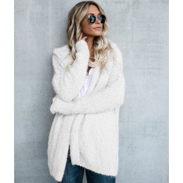 women's hooded cardigan coat