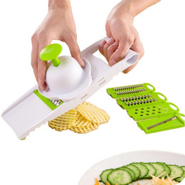 7PCS/Set household kitchen supplies utensils stainless steel blades gadgets fruit vegetable potato cutter grater slicer