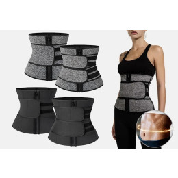 waist trainer corset sweat belt for woman weight loss workout fitness