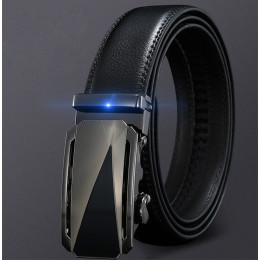 Leather Automatic Buckle Mens Belts