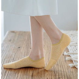 Breathable cotton invisible socks 5pcs