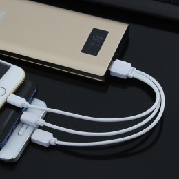 3In1 Fast Mobile Phone Data Cable Charging and Power Cable