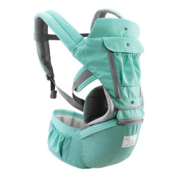 360° Ergonomic Baby Carrier for Newborn with Hip Seat Front and Back for All Seasons