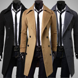 Double Breasted Luxury Coat For Men