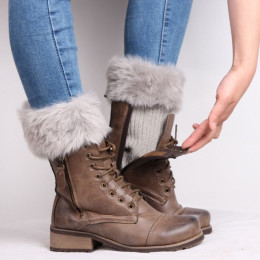 Warm Ankle fur Boot Cuffs