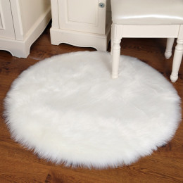 Artificial Sheepskin Rug Bedroom Mat Decoration