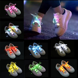 Flashing Light-emitting LED 8 Colors Luminous Shoelaces Hip Hop Party Club Dance Ghost Step Flashing Shoelace