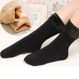 Women Thicken Thermal Soft Casual Solid Winter Socks