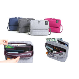 Small giant bag with many compartments with 6 color for your choice