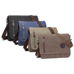 Men's Canvas Messenger Bag 