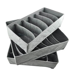 3 in one Bamboo charcoal fiber storage boxes