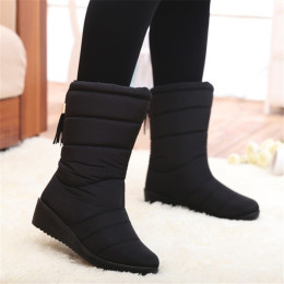 Winter Women Waterproof Tassel Snowboots