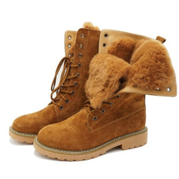 Women's plush lining boots