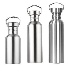 Stainless Steel Water Bottle 350ml/500ml/750ml for Cyclists, Runners, Hikers, Beach Goers, Picnics,Camping 