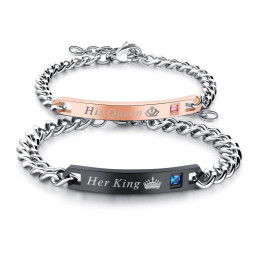 His queen her king braclets 2pcs/Set