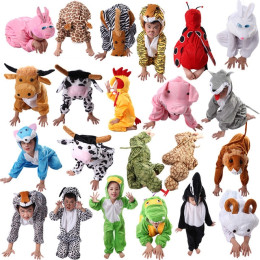 Cartoon Kids Animal Costume Cosplay Clothing Jumpsuit for Boy Girl