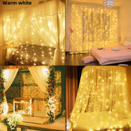 led curtain light starry icic light