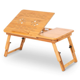 Sammenfoldeligt støttebord i bambus design