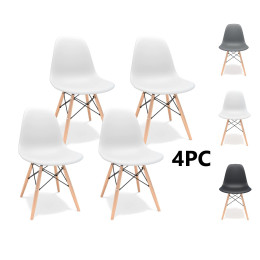 4 unikke stole i moderne stil