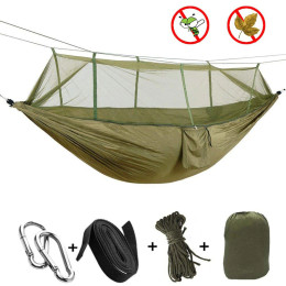 Praktisk camping hængekøje med myggenet