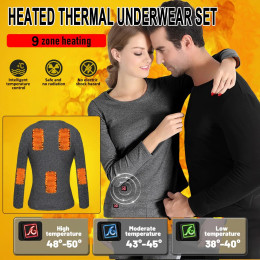 Komfortabelt termisk undertøj med infrarød opvarmning