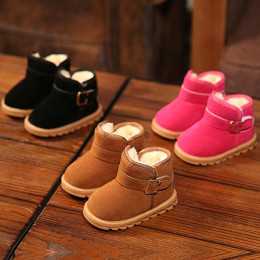 Fashion cotton shoes non-slip warm Kids snow boots